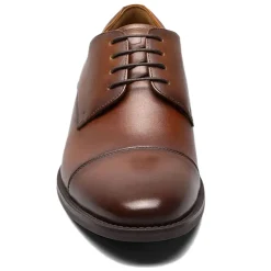 Oxfords*Florsheim Men's , Santucci Cap Toe Oxford Cognac