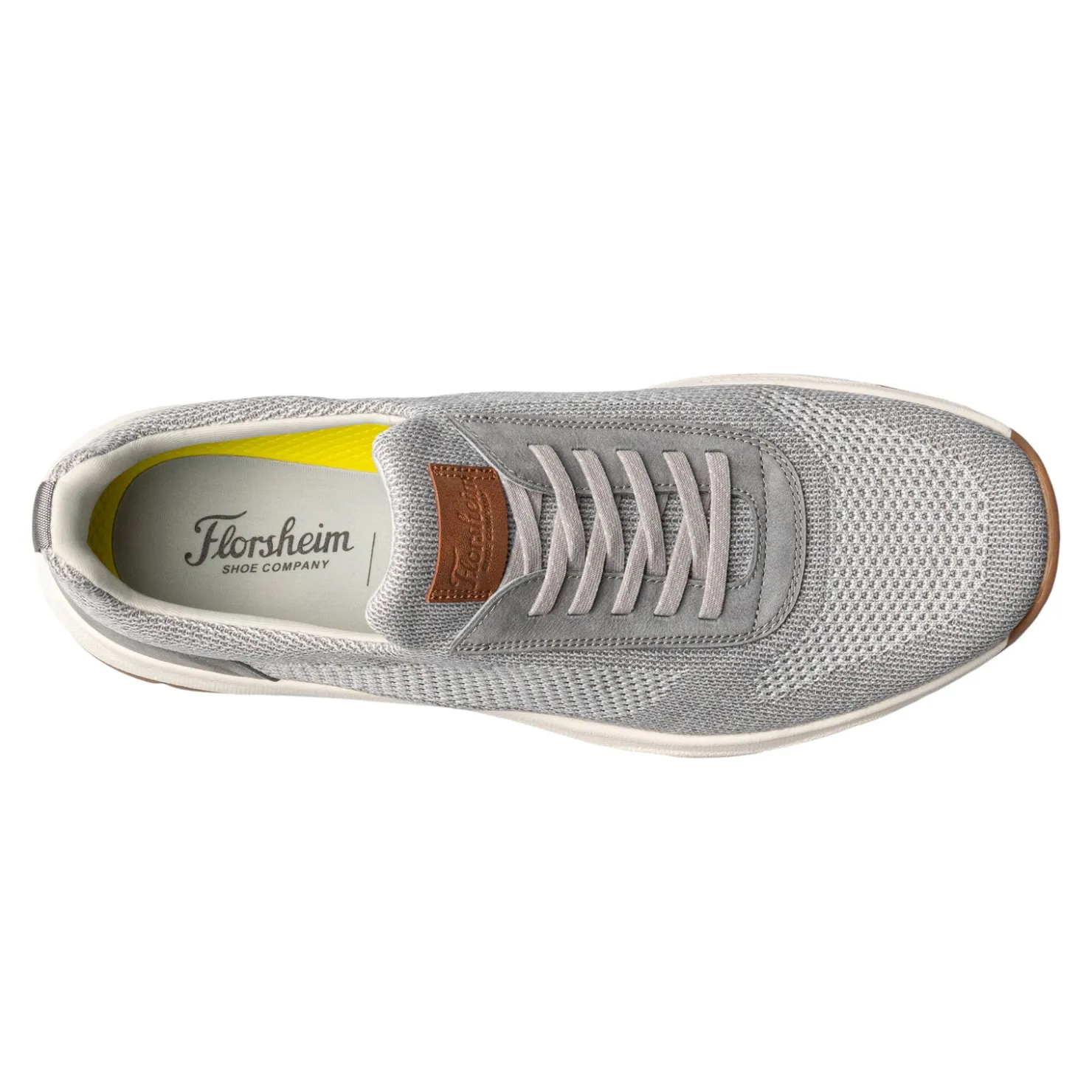 Sneakers & Athletics*Florsheim Men's , Satellite Knit Slip-On Sneaker Gray Knit/Nubuck