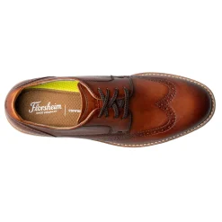 Oxfords*Florsheim Men's , Vibe Wingtip Oxford Cognac Beige