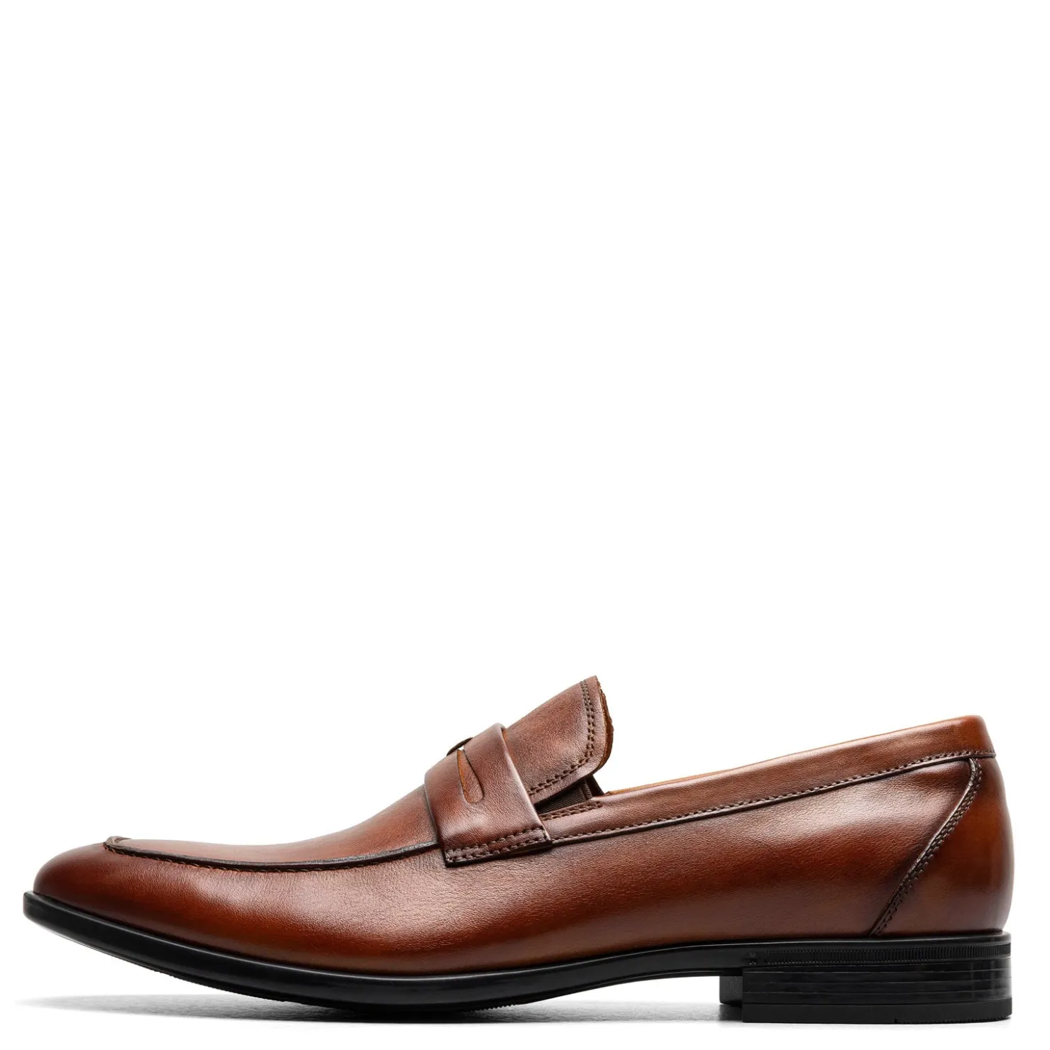 Dress*Florsheim Men's , Zaffiro Moc Toe Penny Loafer Cognac