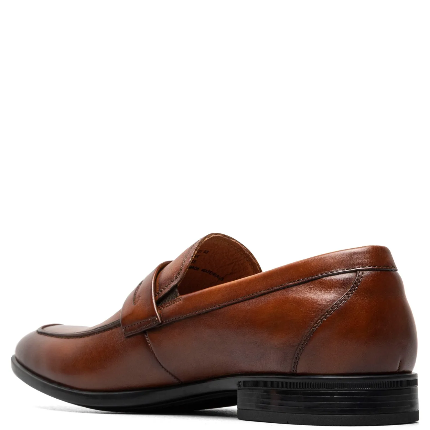 Dress*Florsheim Men's , Zaffiro Moc Toe Penny Loafer Cognac