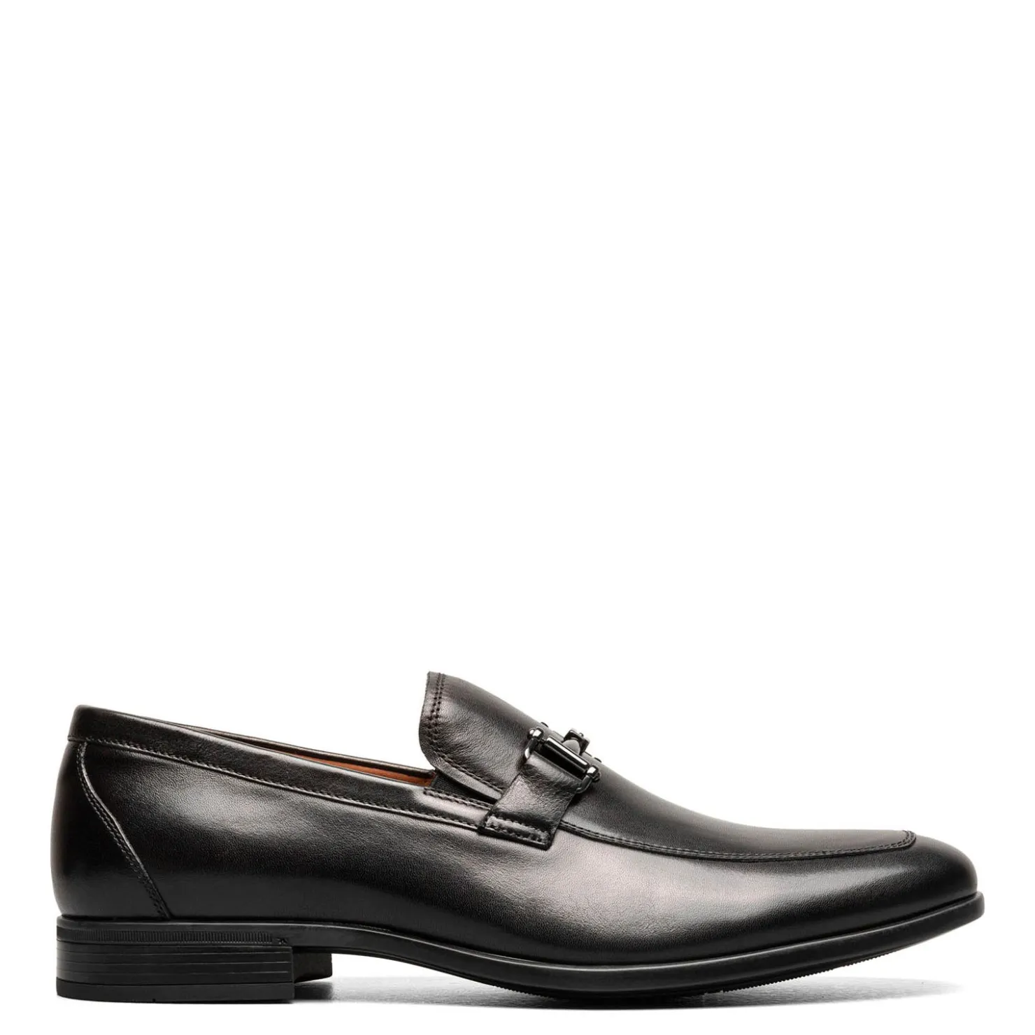 Loafers*Florsheim Men's , Zaffiro Moc Toe Bit Loafer Black
