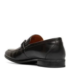 Loafers*Florsheim Men's , Zaffiro Moc Toe Bit Loafer Black