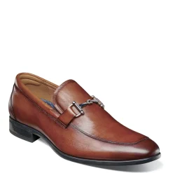 Loafers*Florsheim Men's , Zaffiro Moc Toe Bit Loafer Cognac