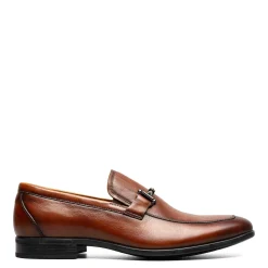 Loafers*Florsheim Men's , Zaffiro Moc Toe Bit Loafer Cognac