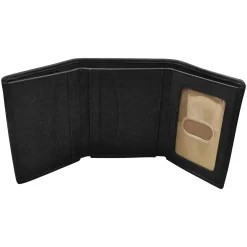 Wallets*Intercontinental Leather Ind Men's ILI, Trifold Wallet - RFID Blocking Black