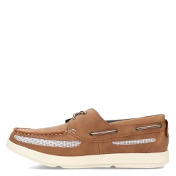 Boat Shoes*Island Surf Co Men's mpany, Cod II Boat Shoe Lt Brown