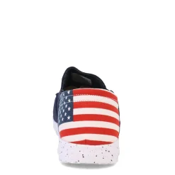 Loafers*Island Surf Co Men's mpany, Laguna Slip-On Blue Flag