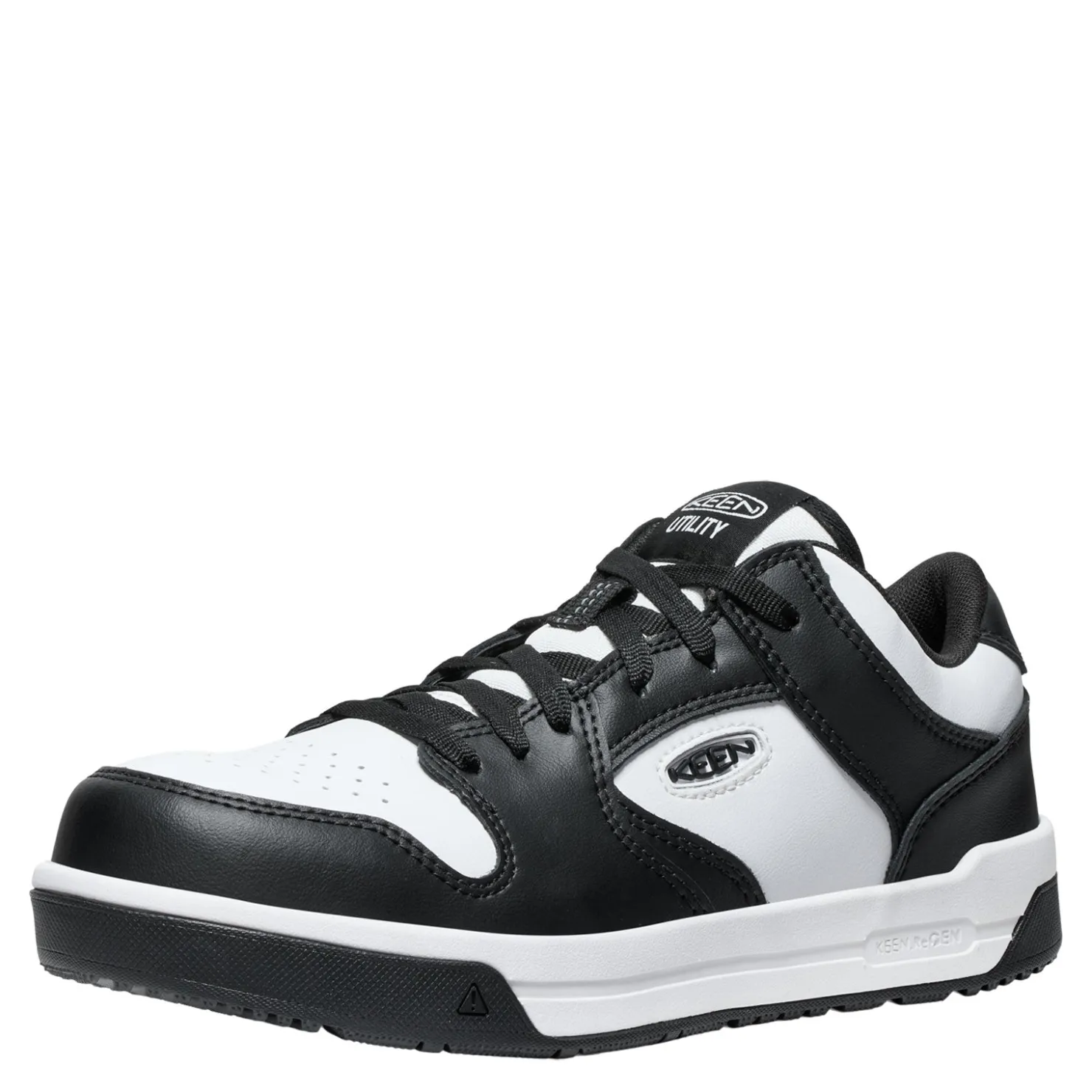 Sneakers & Athletics*KEEN Utility Men's , Overton Comp Toe Work Sneaker White/Black