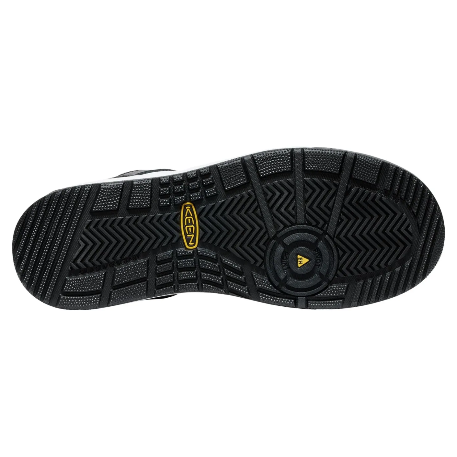 Sneakers & Athletics*KEEN Utility Men's , Overton Comp Toe Work Sneaker White/Black