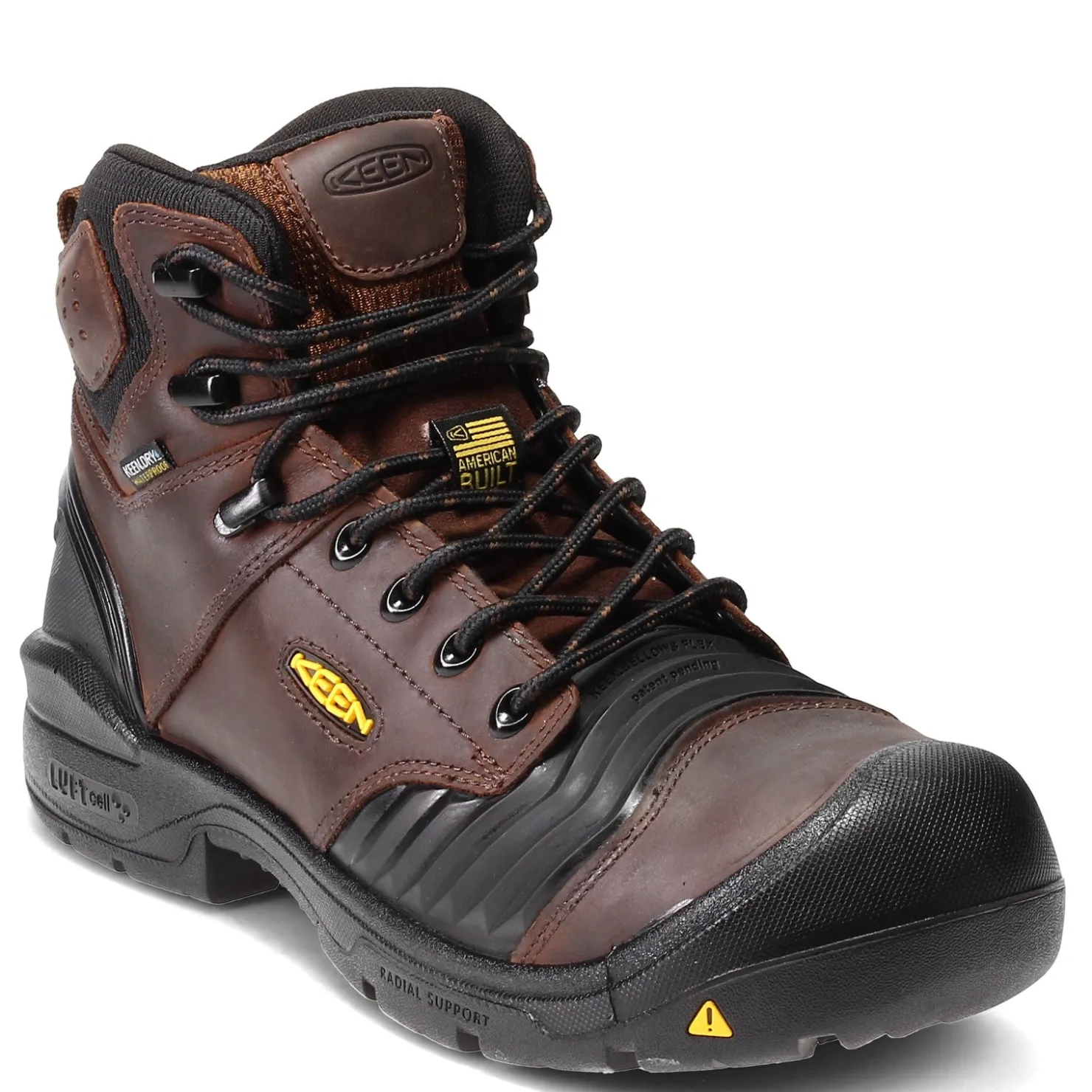 Boots*KEEN Utility Men's , Portland 6 inch Waterproof Boot Dark Earth