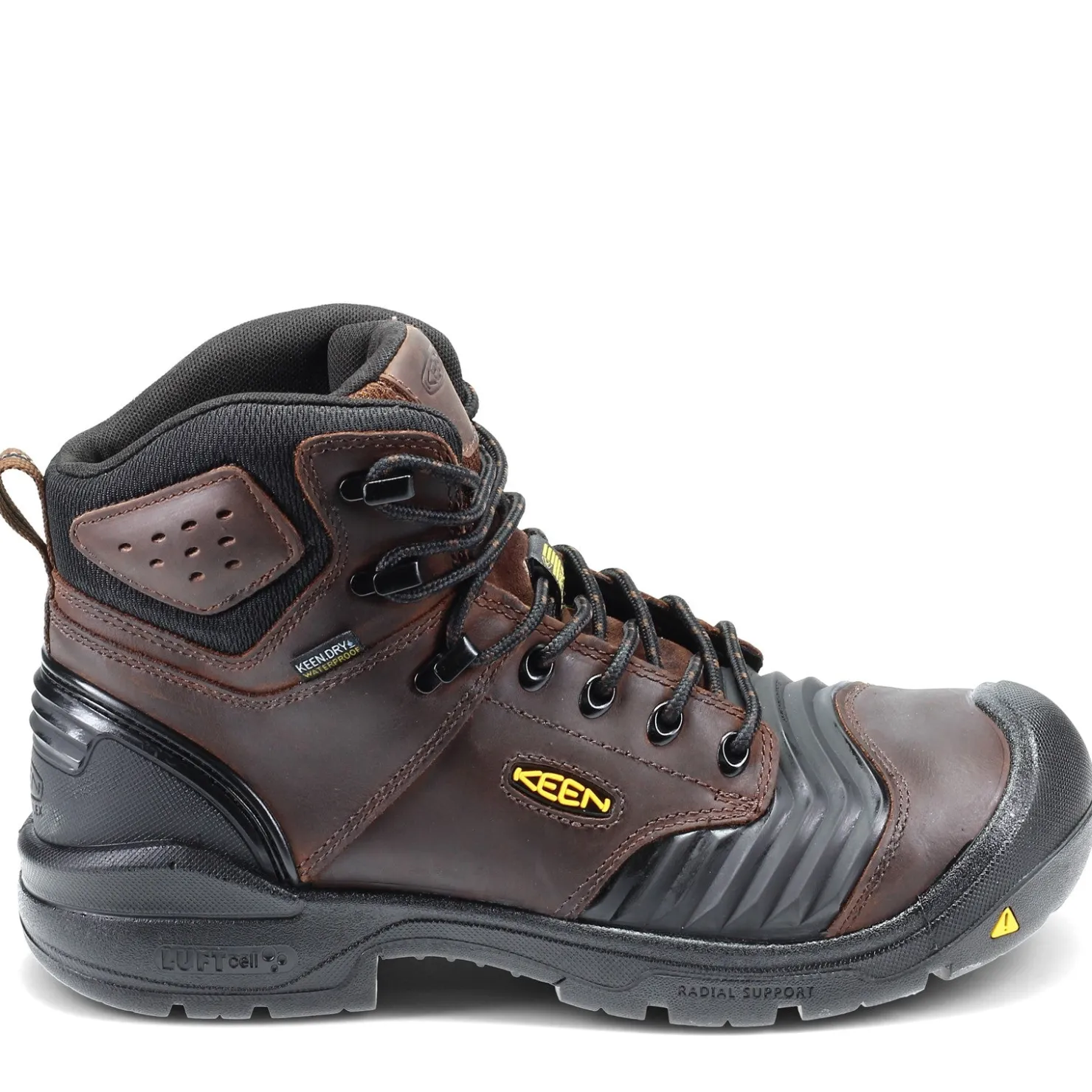 Boots*KEEN Utility Men's , Portland 6 inch Waterproof Boot Dark Earth