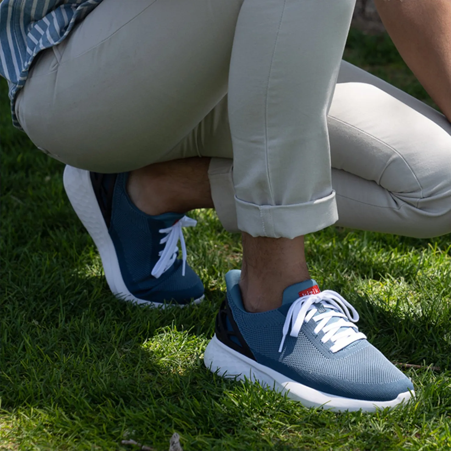 Sneakers & Athletics*Kizik Men's , Athens Slip-On Sneaker Deep Sea
