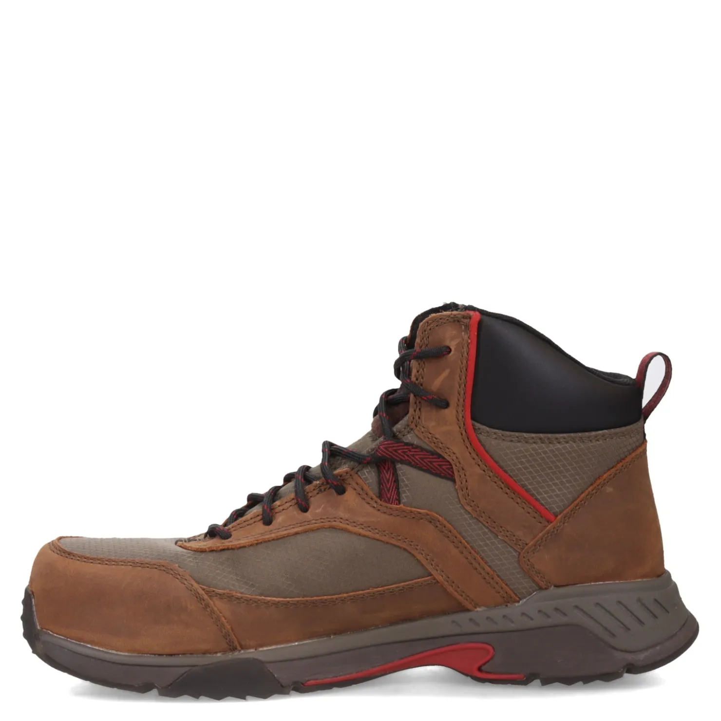 Work & Safety*Kodiak Men's , MKT1 TrailSport CT Work Boot Dark Brown/Red