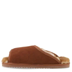 Slip-On Shoes*Lamo Men's , APMA Slide Wrap Slipper - Wide Width Chestnut