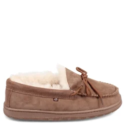 Slippers*Lamo Men's , Doubleface Moccasin Slipper Chestnut