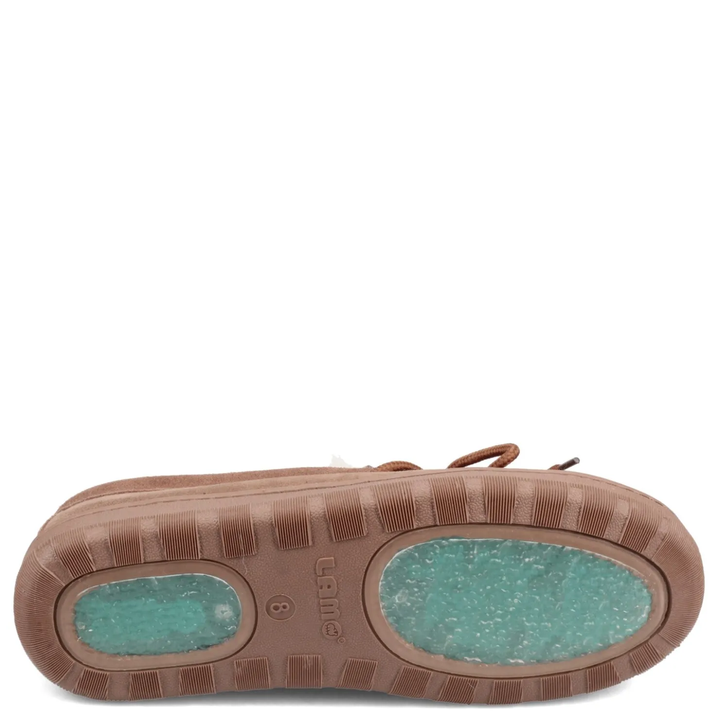 Slip-On Shoes*Lamo Men's , Doubleface Moccasin Slipper Chestnut