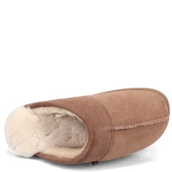 Slippers*Lamo Men's , Doubleface Scuff Slipper Chestnut