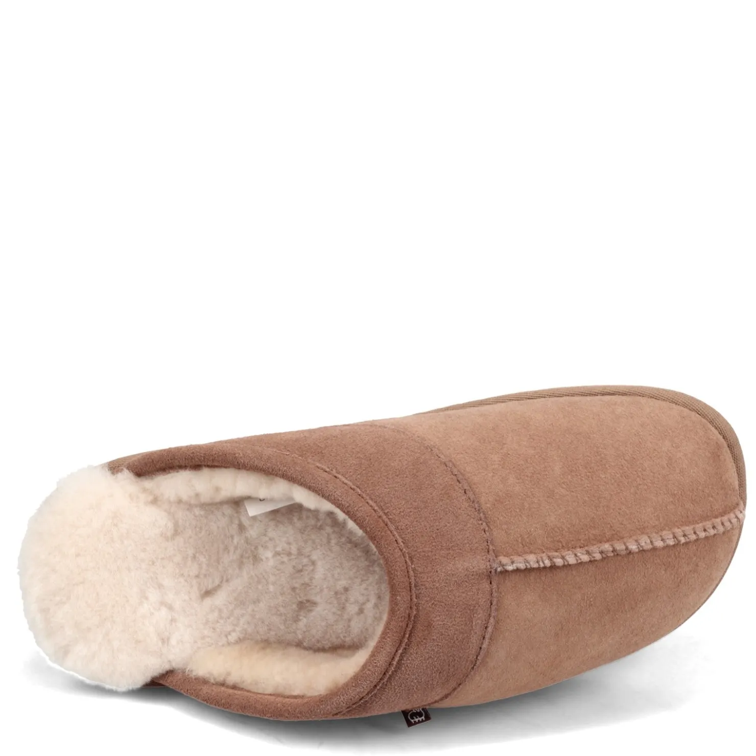 Slippers*Lamo Men's , Doubleface Scuff Slipper Chestnut