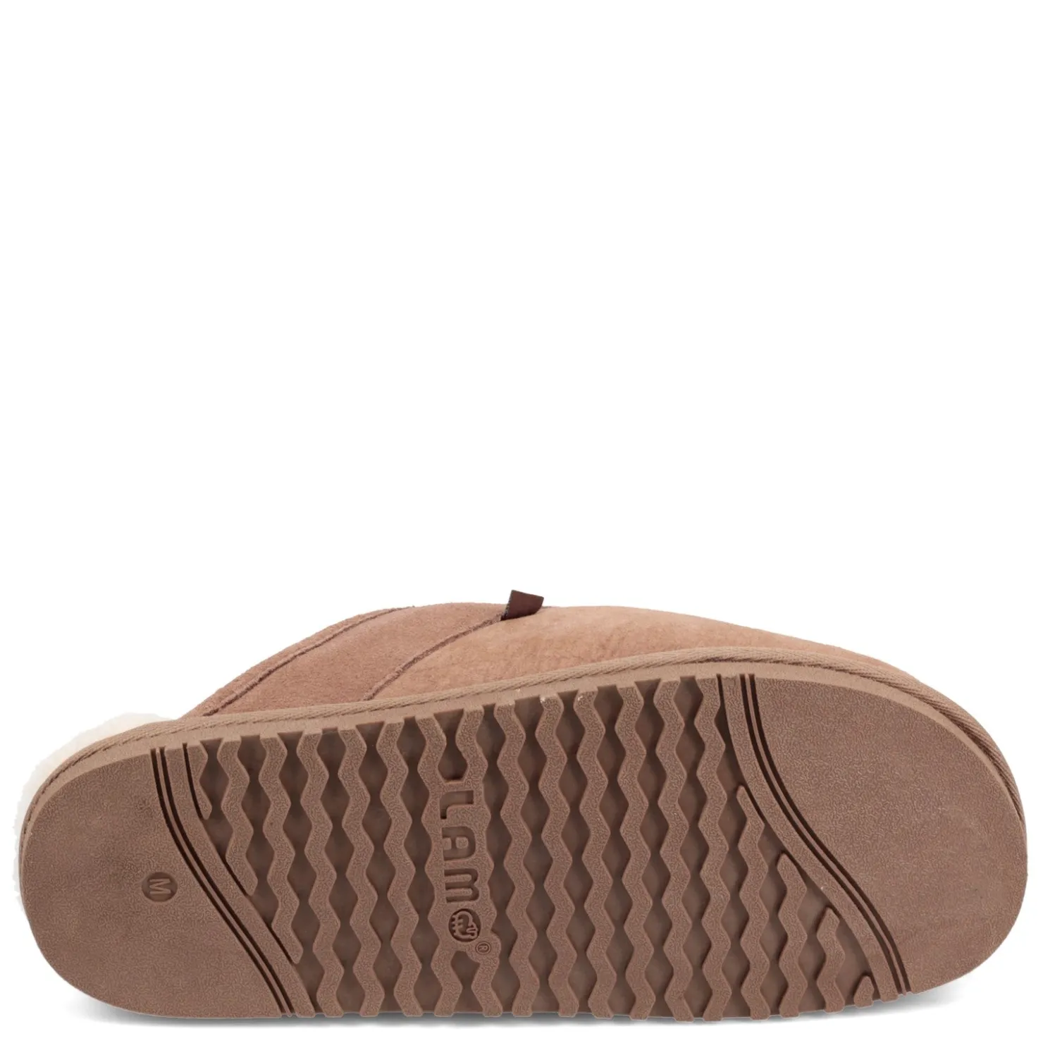 Slippers*Lamo Men's , Doubleface Scuff Slipper Chestnut