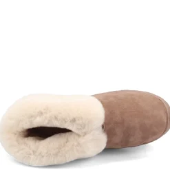 Slippers*Lamo Men's , Doubleface Slipper Chestnut