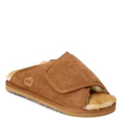 Slippers*Lamo Men's , Wrap Slipper Chestnut