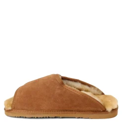 Slippers*Lamo Men's , Wrap Slipper Chestnut