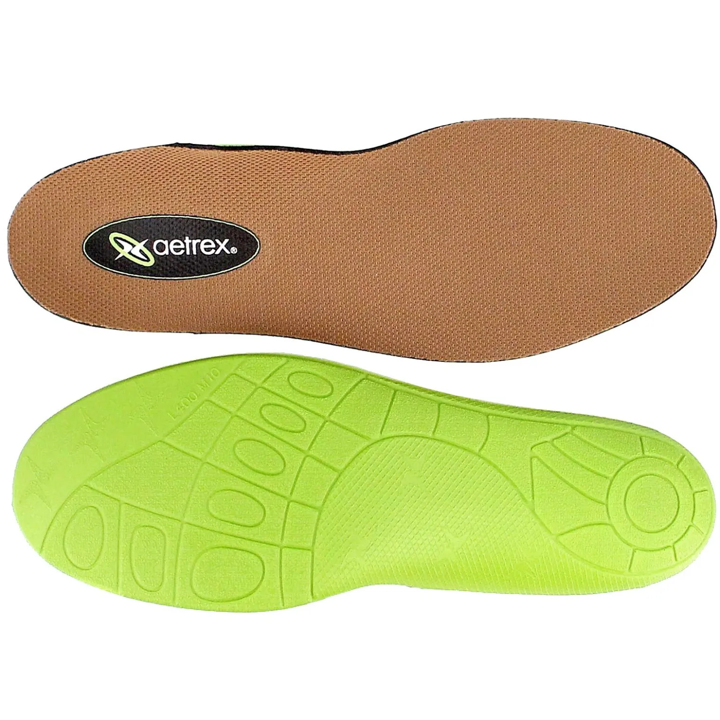 Insoles*Aetrex Men's Lynco by , Comp Sports Ortho Cupped/Neutral Green