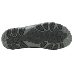 Sandals*Merrell Men's , Huntington Leather Slide Sandal Black Leather