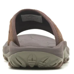 Sandals*Merrell Men's , Huntington Leather Slide Sandal Earth Leather