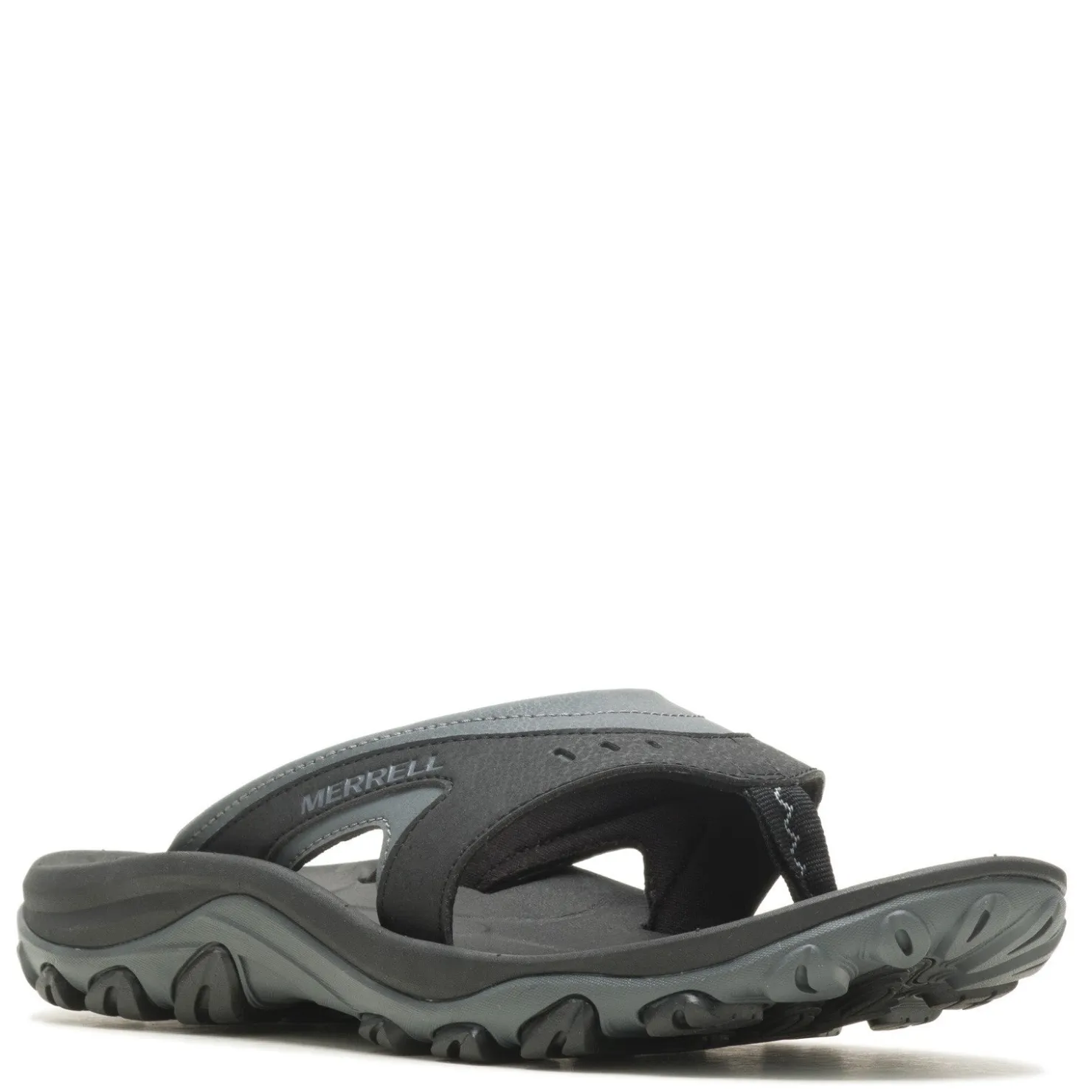 Flip Flops*Merrell Men's , Huntington Sport Flip Sandal Black