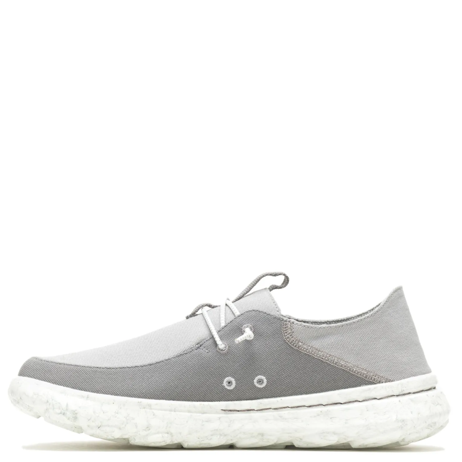Slip-On Shoes*Merrell Men's , Hut Moc Canvas Slip-On Grey