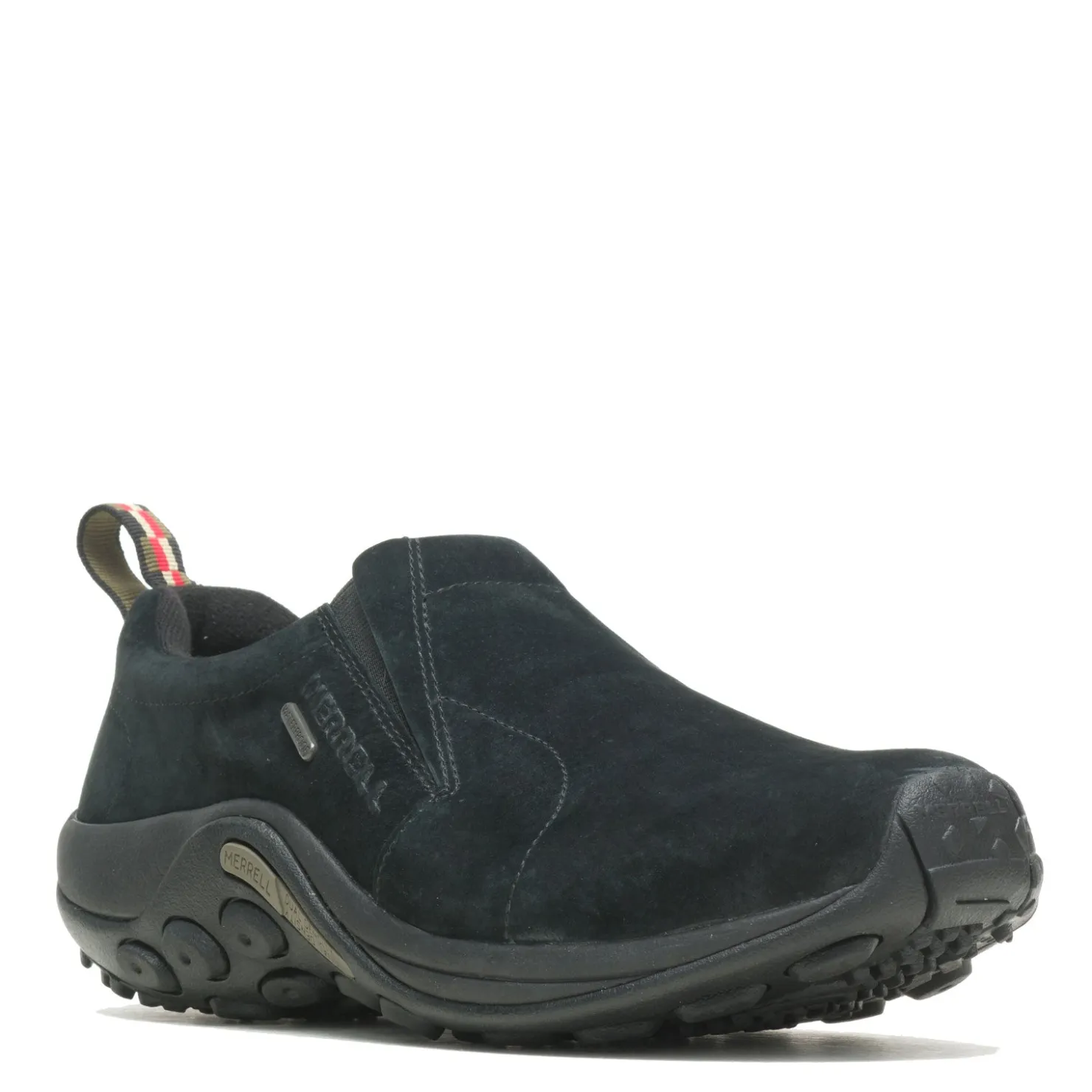 Slip-On Shoes*Merrell Men's , Jungle Moc Waterproof Slip-On - Wide Width Black Waterproof
