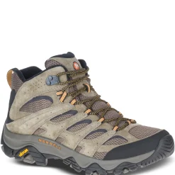 Boots*Merrell Men's , Moab 3 Mid Hiking Boot - Wide Width Walnut