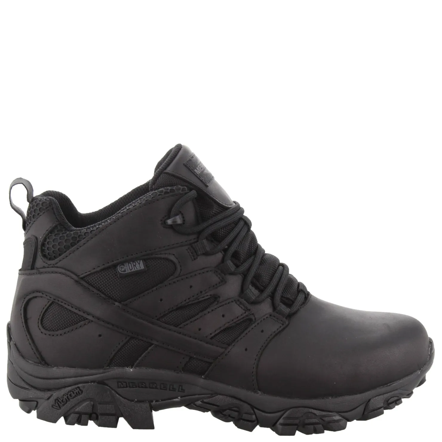 Work & Safety*Merrell Men's , Moab 2 Mid Tactical Response Waterproof Boot - Wide Width Black