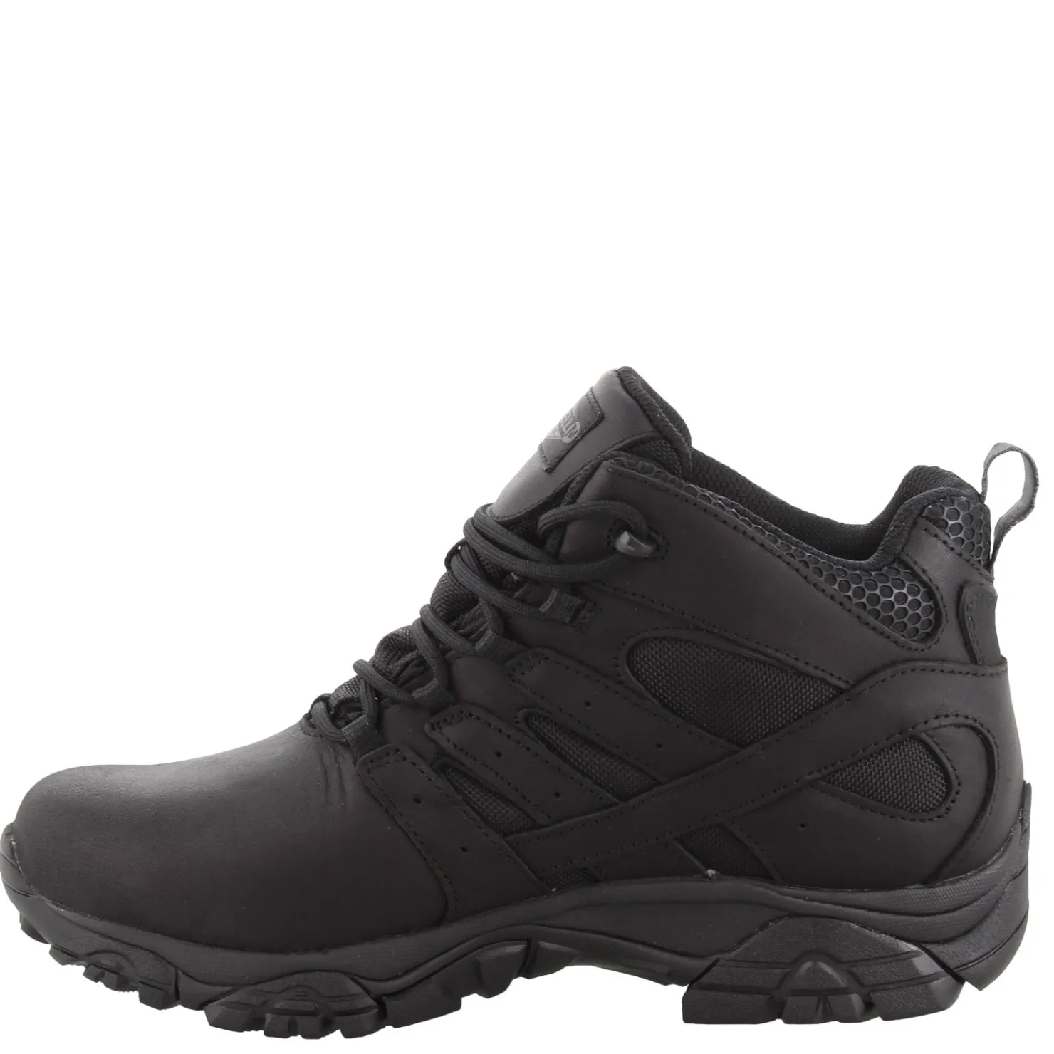 Work & Safety*Merrell Men's , Moab 2 Mid Tactical Response Waterproof Boot - Wide Width Black