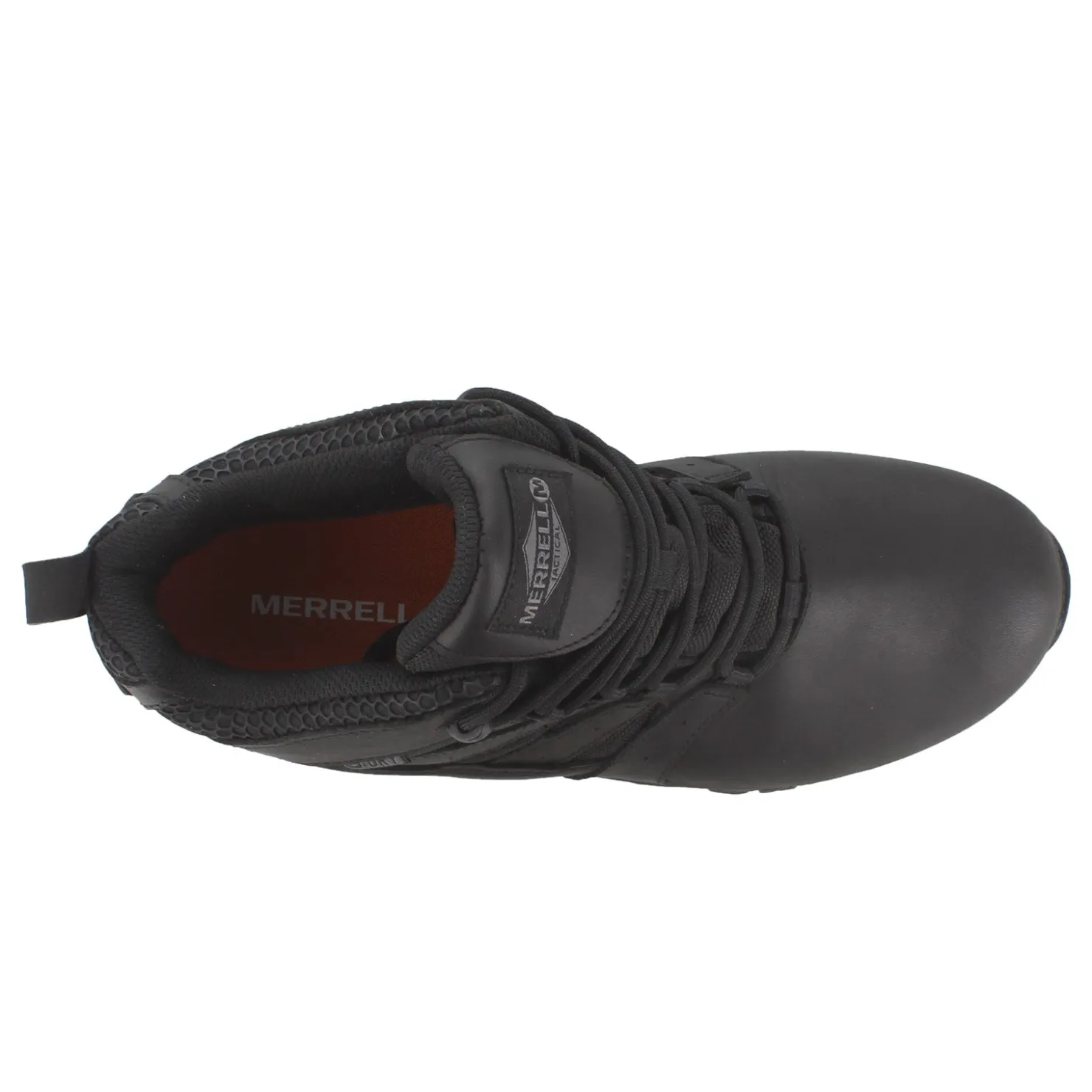 Work & Safety*Merrell Men's , Moab 2 Mid Tactical Response Waterproof Boot - Wide Width Black