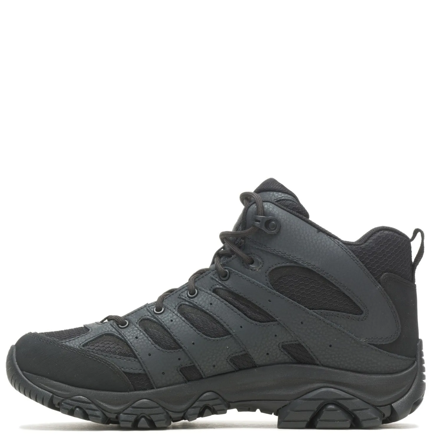 Boots*Merrell Men's , Moab 3 Mid WP Tactical Work Boot Black