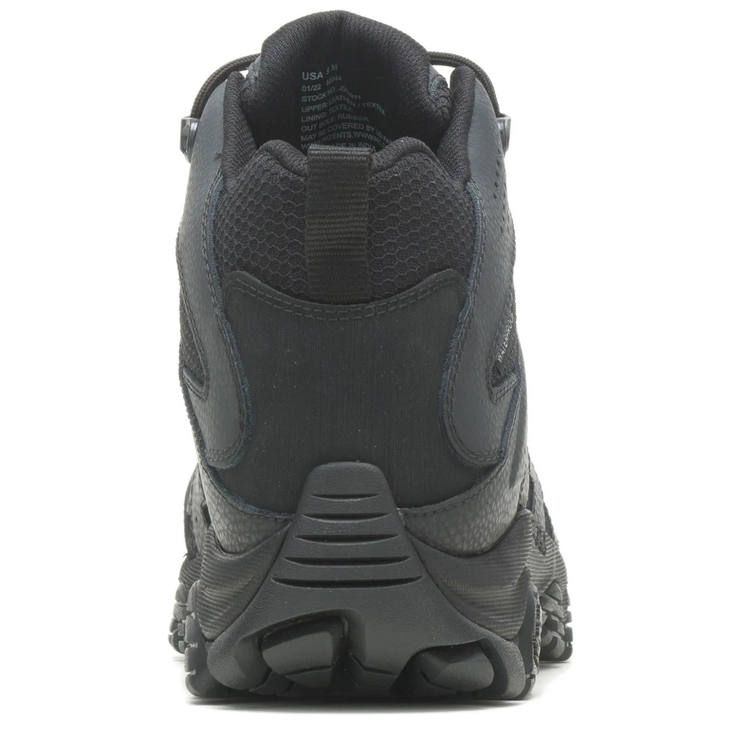 Boots*Merrell Men's , Moab 3 Mid WP Tactical Work Boot Black
