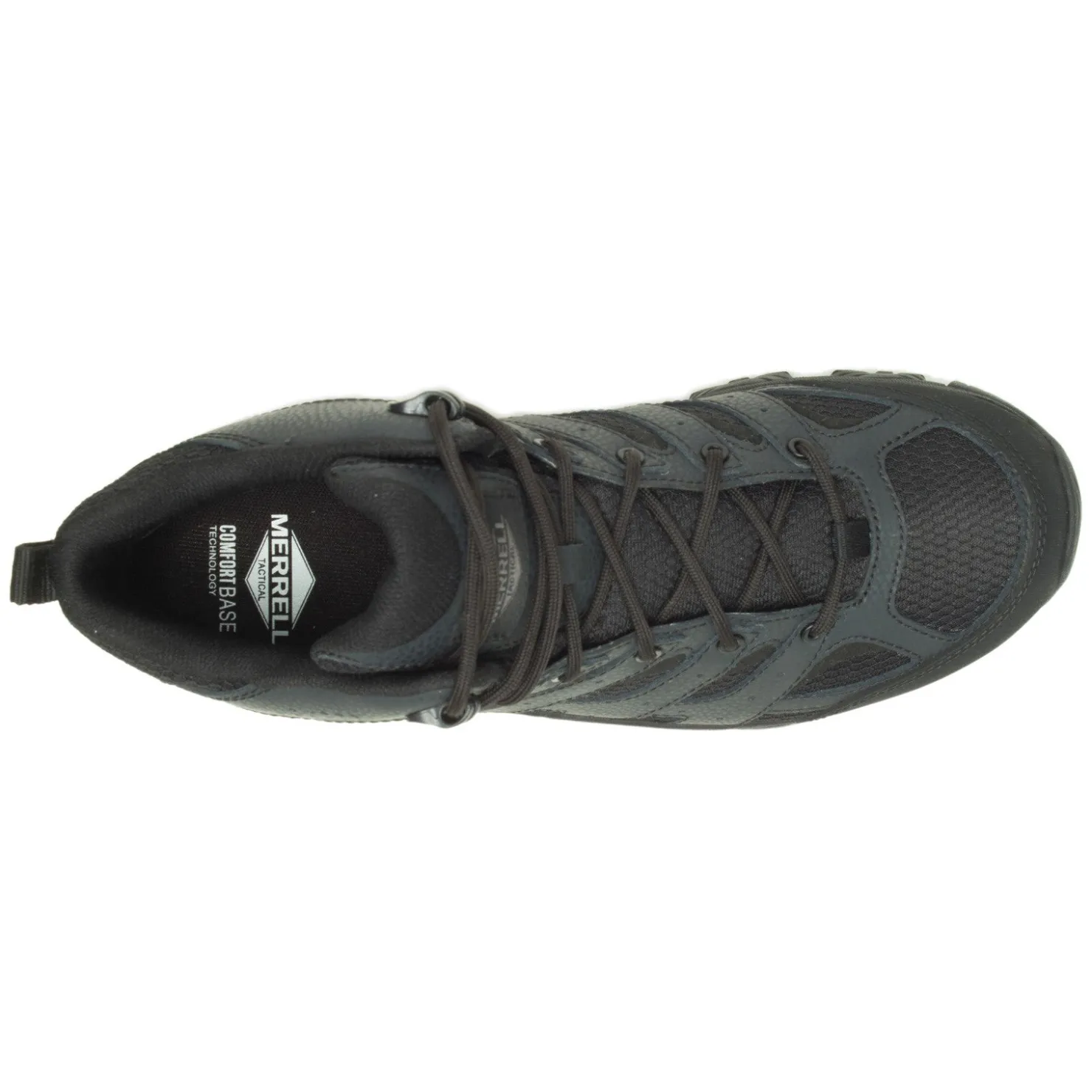 Boots*Merrell Men's , Moab 3 Mid WP Tactical Work Boot Black