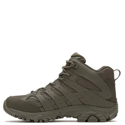 Boots*Merrell Men's , Moab 3 Mid WP Tactical Work Boot Dark Olive