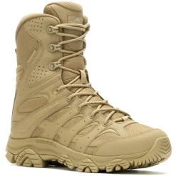 Work & Safety*Merrell Men's , Moab 3 WP Tactical Zip 8in Work Boot Dark Coyote