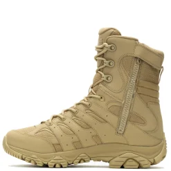 Work & Safety*Merrell Men's , Moab 3 WP Tactical Zip 8in Work Boot Dark Coyote