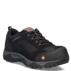Work & Safety*Merrell Men's , Moab Onset Low Waterproof Comp Toe Work Shoe - Wide Width Black