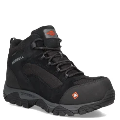 Work & Safety*Merrell Men's , Moab Onset Mid Waterproof Comp Toe Work Boot Black