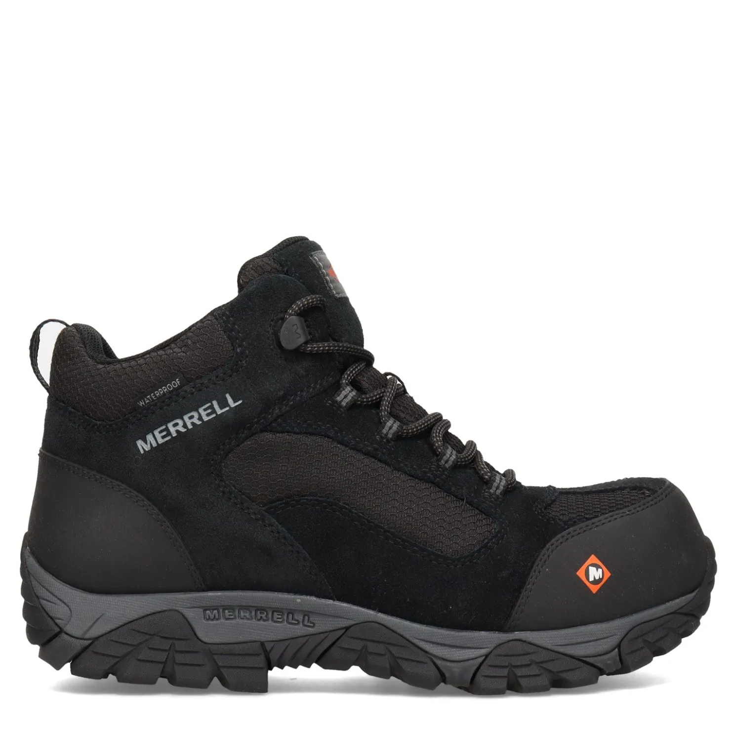 Work & Safety*Merrell Men's , Moab Onset Mid Waterproof Comp Toe Work Boot Black