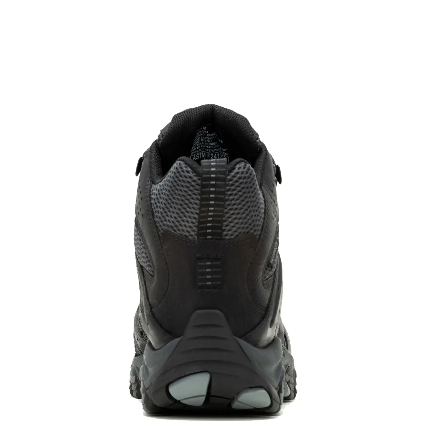 Boots*Merrell Men's , Moab Vertex 2 Mid CF Safety Work Boot - Wide Width Black/Granite