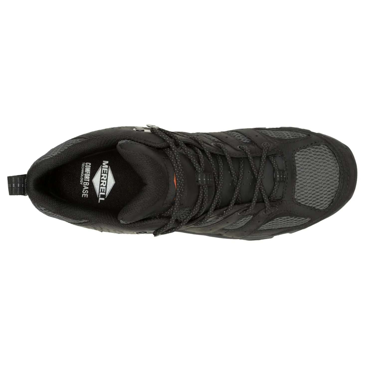 Boots*Merrell Men's , Moab Vertex 2 Mid CF Safety Work Boot - Wide Width Black/Granite