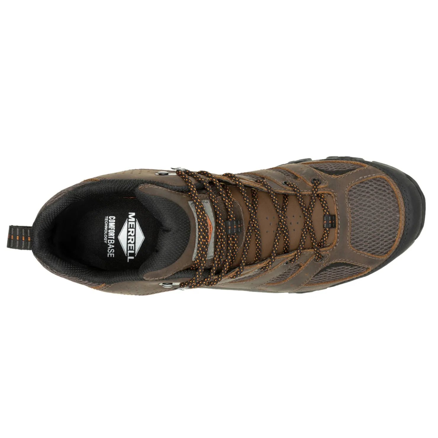 Boots*Merrell Men's , Moab Vertex 2 Mid CF Safety Work Boot - Wide Width Earth