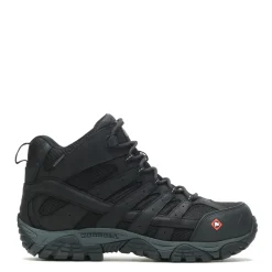 Work & Safety*Merrell Men's , Moab Vertex 2 Mid CF Safety Work Boot Black